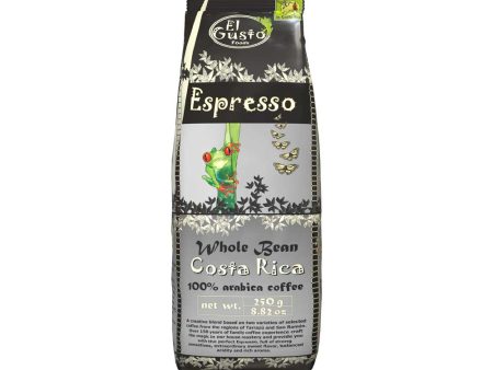 El Gusto Espresso Whole Bean Coffee 250 g Discount