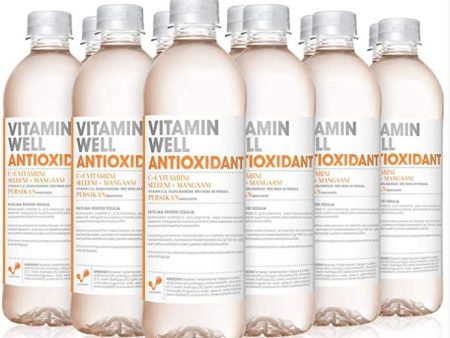 Vitamin Well Drink Antioxidant Peach 500ml, Case of 12 For Discount