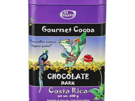 El Gusto Cocoa Powder Chocolate dark 450 g Online Hot Sale