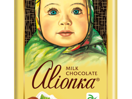 Alionka Milk Chocolate With Hazelnut 90g Hot on Sale