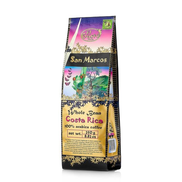 El Gusto San Marcos Whole Bean Coffee 250 g Online Hot Sale