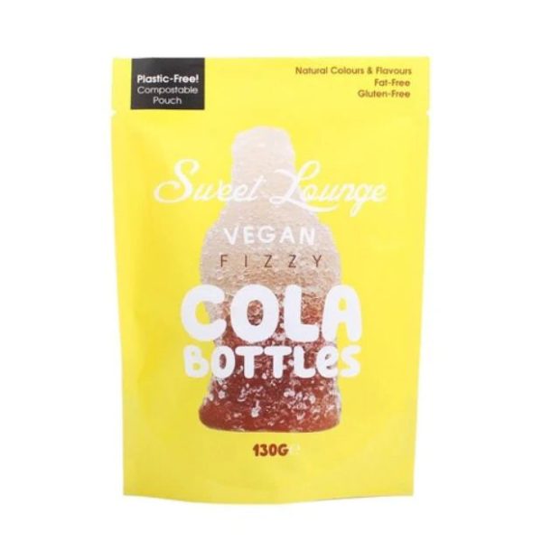 Sweet Lounge Vegan Fizzy Cola Bottles 130g Online Sale