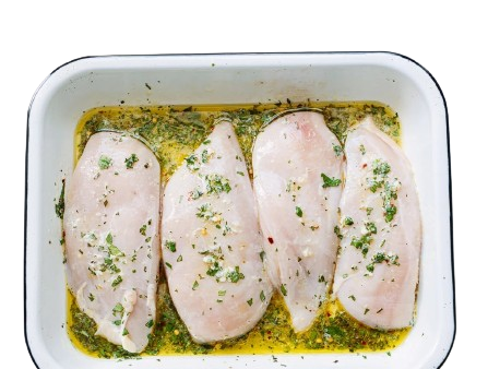 Marinated Chicken Breast with Fine Italian Herbs 250g Supply