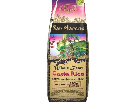 El Gusto San Marcos Whole Bean Coffee 250 g Online Hot Sale