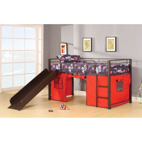 Loft Bed WIth Slide & Tent on Sale