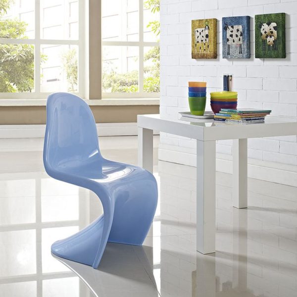 Slither Kids Chair in Blue For Discount