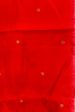 Handloom Silk Chanderi Saree - Mini Round Buta With Red Mina - Red Sale