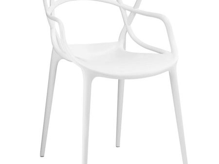 Entangled Dining Armchair in White by Joe s Furniture Online now