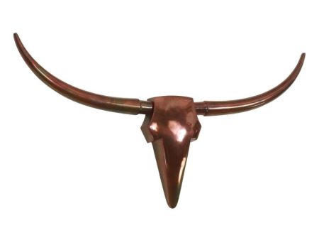 Longhorn Wall Décor Large Antiqued Bronze on Sale