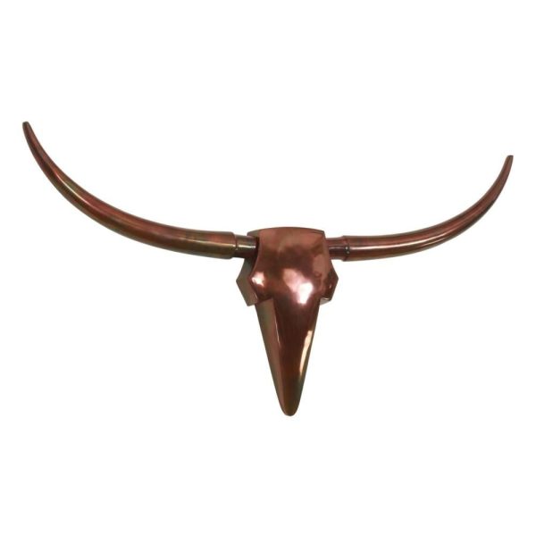 Longhorn Wall Décor Large Antiqued Bronze on Sale