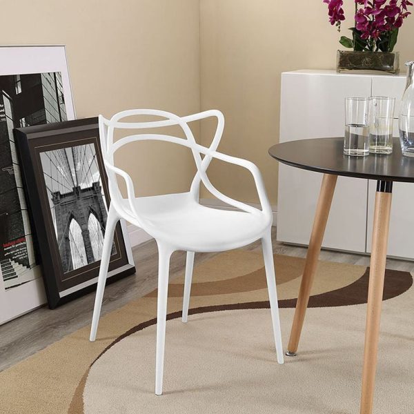 Entangled Dining Armchair in White by Joe s Furniture Online now