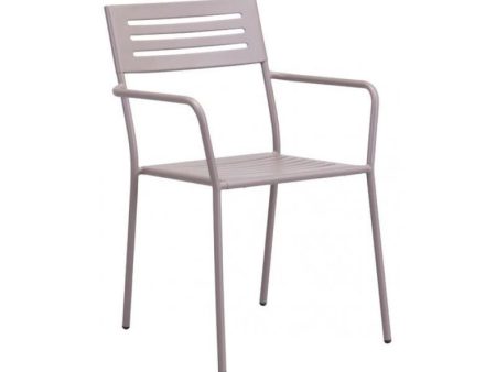 Wald Dining Arm Chair Taupe Fashion