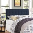 Lily Twin Fabric Headboard in Navy Online