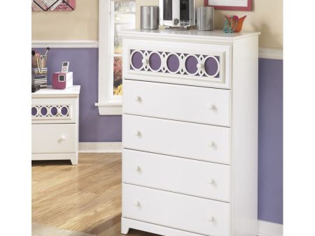 Zayley Five Drawer Chest Sale