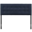 Lily Twin Fabric Headboard in Navy Online