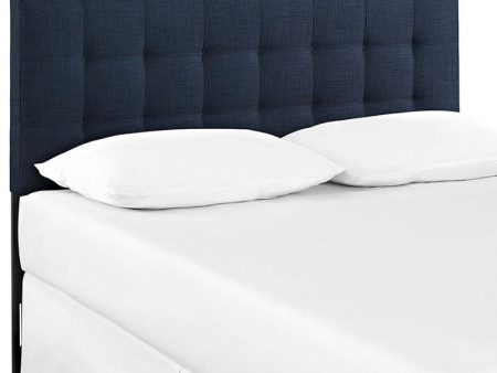 Lily Twin Fabric Headboard in Navy Online