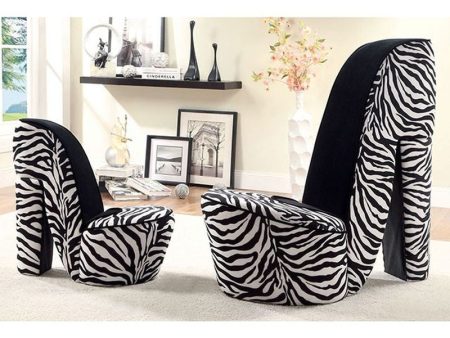 Heely Zebra Large Accent Chair Online Sale