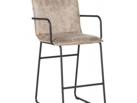 Wilson Counter Stool Taupe Online Sale