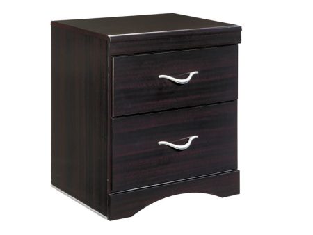 Zanbury Two Drawer Night Stand For Discount