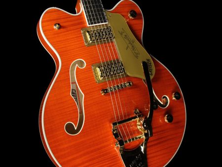 Used Gretsch G6620TFM Players Edition Nashville Electric Guitar with Bigsby Orange Stain Supply