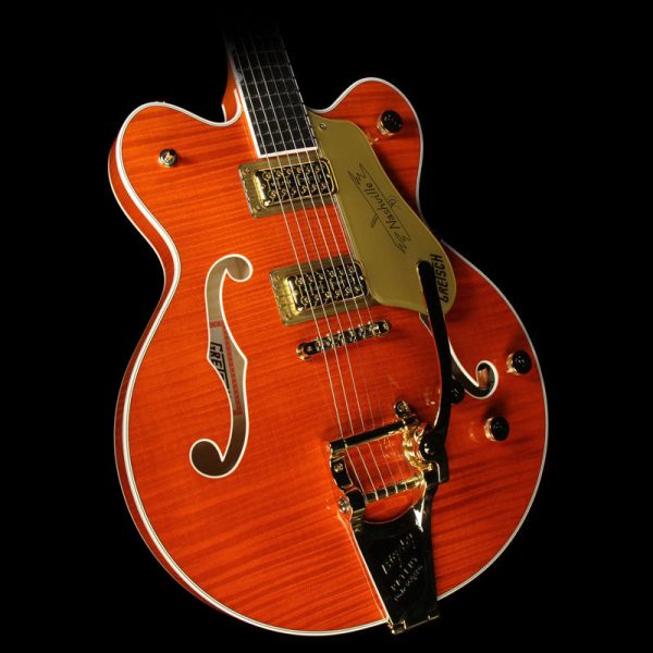 Used Gretsch G6620TFM Players Edition Nashville Electric Guitar with Bigsby Orange Stain Supply