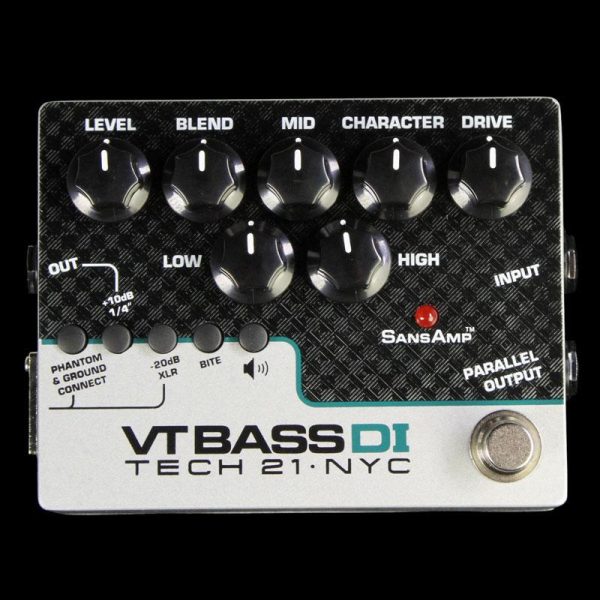 Tech 21 SansAmp VT Bass DI Electric Bass Effect Pedal For Cheap