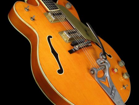 Used 1964 Gretsch 6120 Chet Atkins Electric Guitar Orange Online Hot Sale