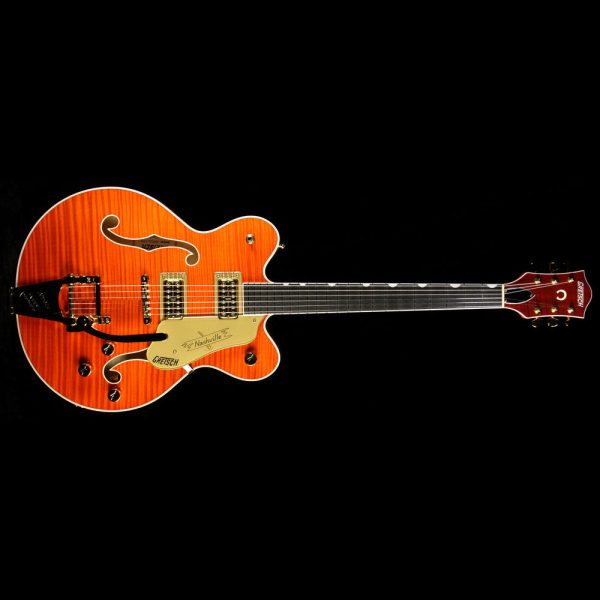 Used Gretsch G6620TFM Players Edition Nashville Electric Guitar with Bigsby Orange Stain Supply